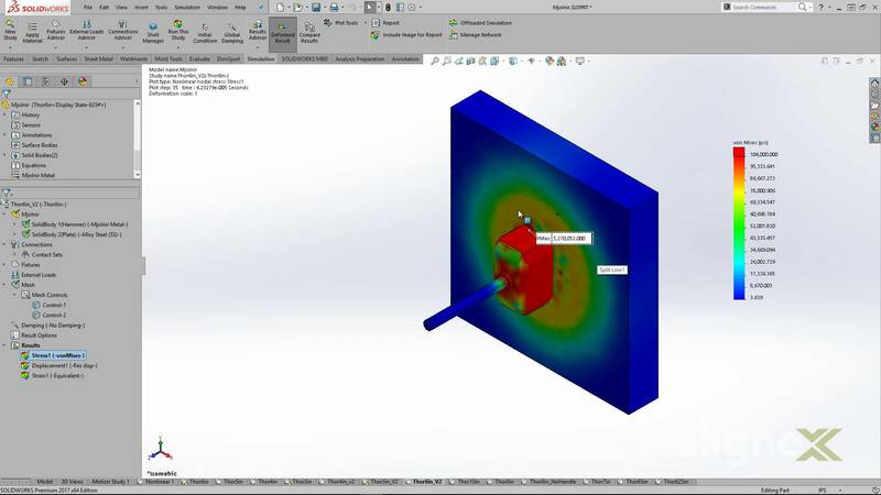 SOLIDWORKS Simulation Maximum Annotation in Probe Tool